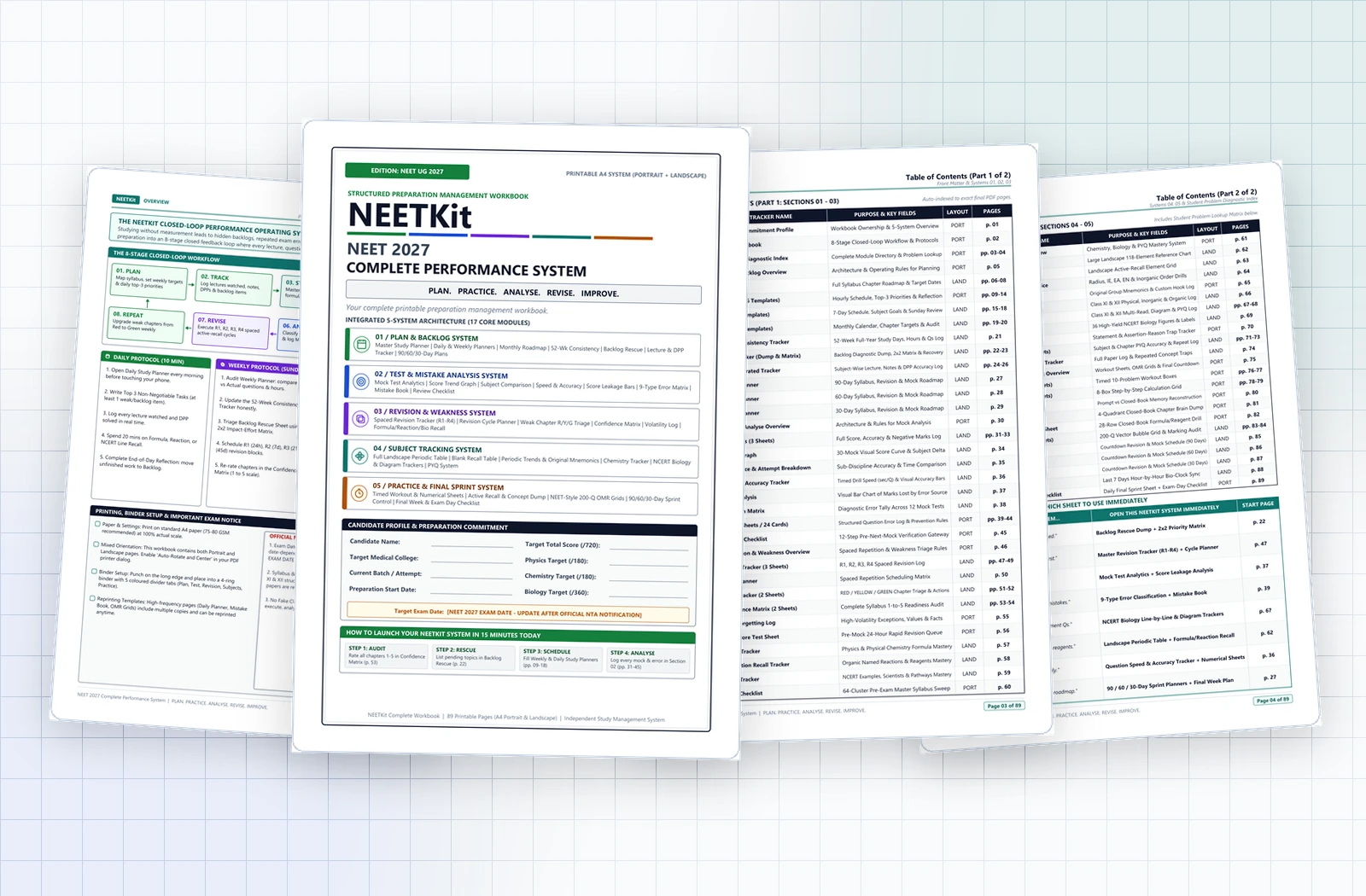Complete 89-Page Workbook Architecture